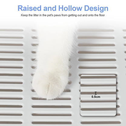 Discover the XXL Large Space Foldable Cat Litter Box – Ultimate Comfort with Front Entry & Top Exit!